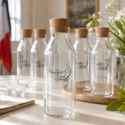 Carafe d’eau personnalisée en verre – 1,5 L