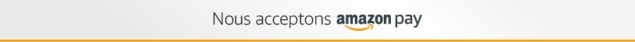 Nous acceptons le règlement via Amazon Pay